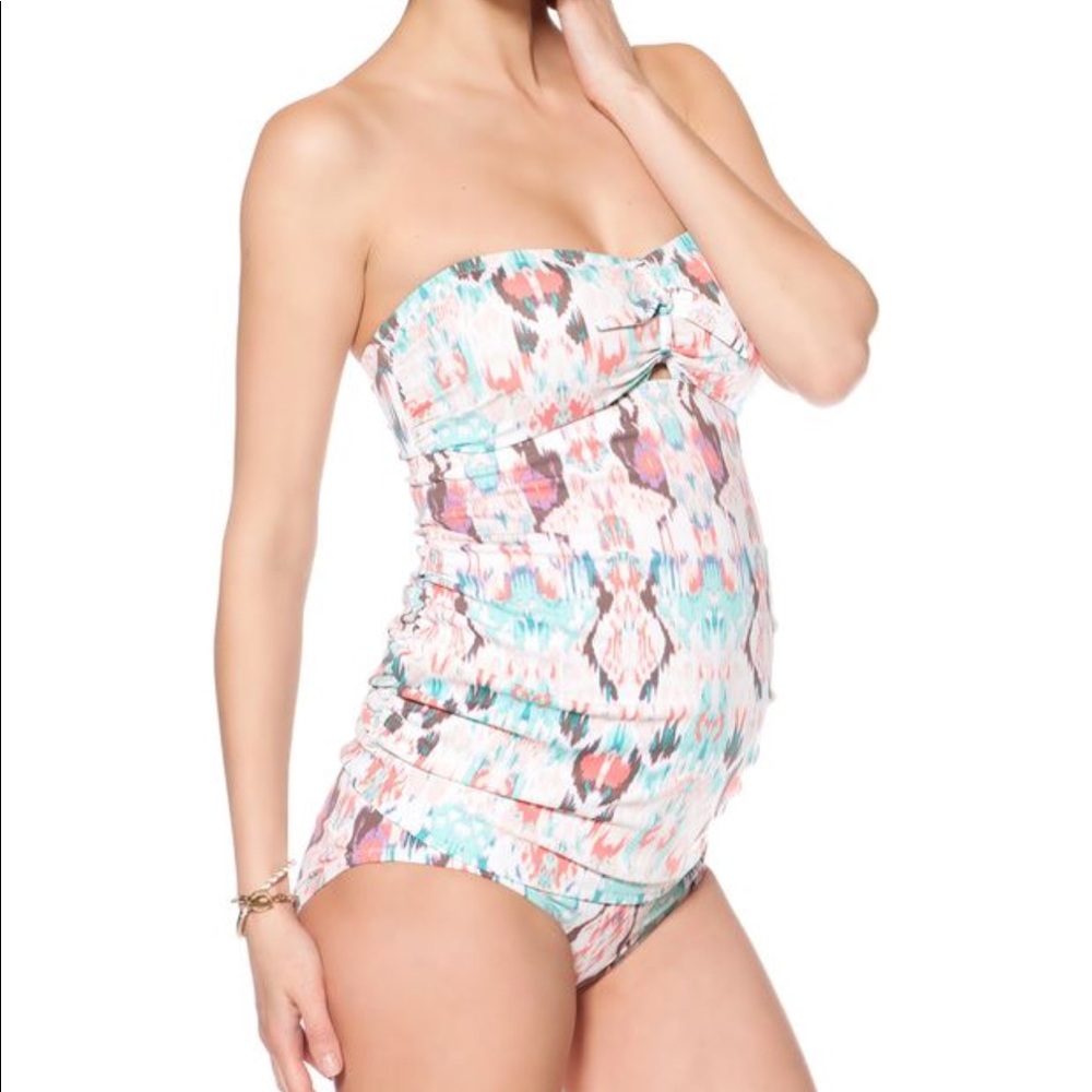 Pea in the Pod Maternity Tankini - L